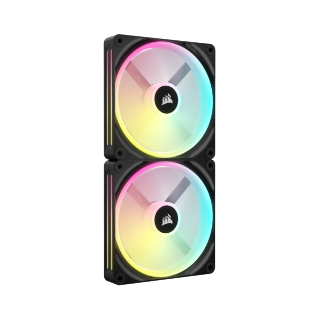 Kit de 2 Ventiladores Corsair iCue Link QX140 RGB | 140mm x 2pza | 400 - 2000 RPM |  10 - 37 dBA |  RGB | CO-9051004-WW