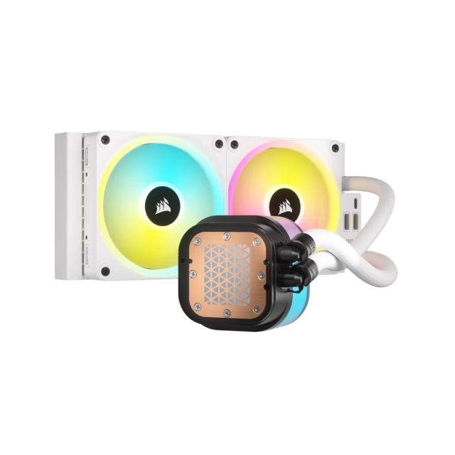 Enfriamiento líquido Corsair iCUE LINK H100i RGB | 240mm | Blanco | CW-9061005-WW