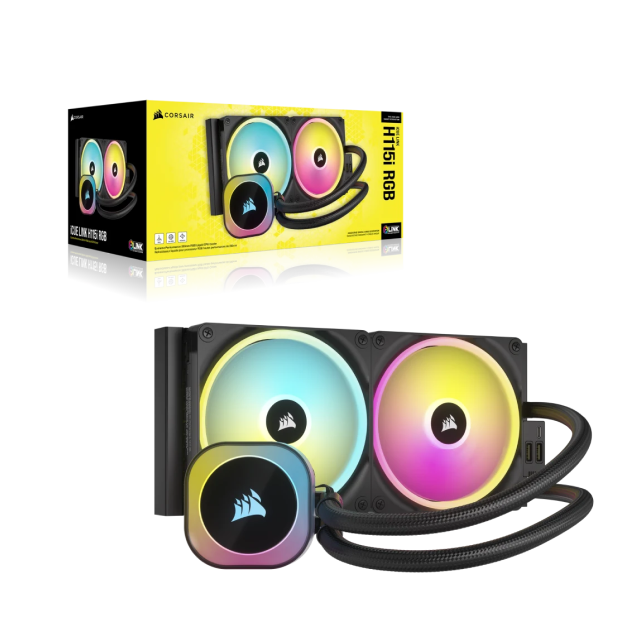 Enfriamiento líquido Corsair iCUE LINK H115i RGB AIO | 240mm | Negro | CW-9061002-WW