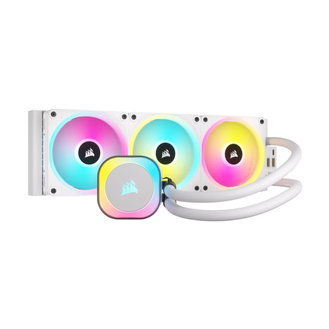 Enfriamiento líquido Corsair iCUE LINK H150i RGB | 360mm | Blanco | CW-9061006-WW