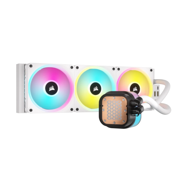 Enfriamiento líquido Corsair iCUE LINK H150i RGB | 360mm | Blanco | CW-9061006-WW