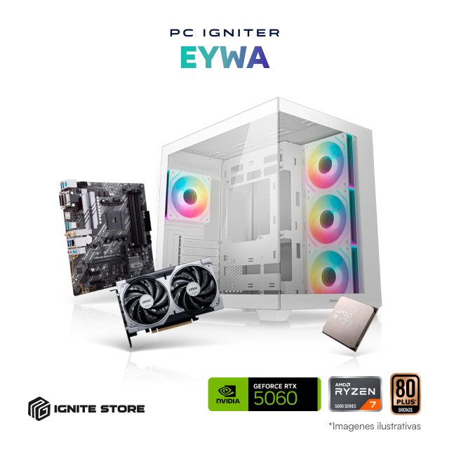 PC Igniter Eywa | R7 5700X | RTX 5060 8GB | 32GB de RAM | SSD 1TB