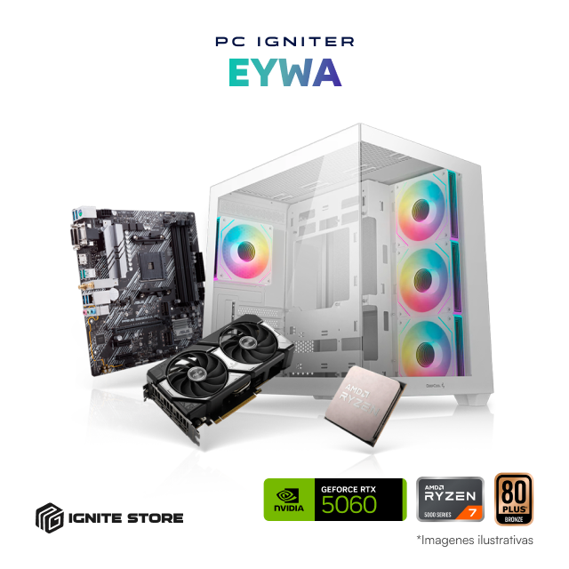 PC Igniter Eywa | R7 5700X | RTX 5060 8GB | 32GB de RAM | SSD 1TB