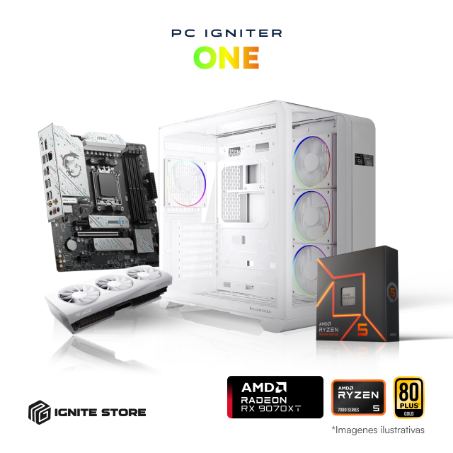 PC IGNITER ONE R5 7500X + 9070 XT