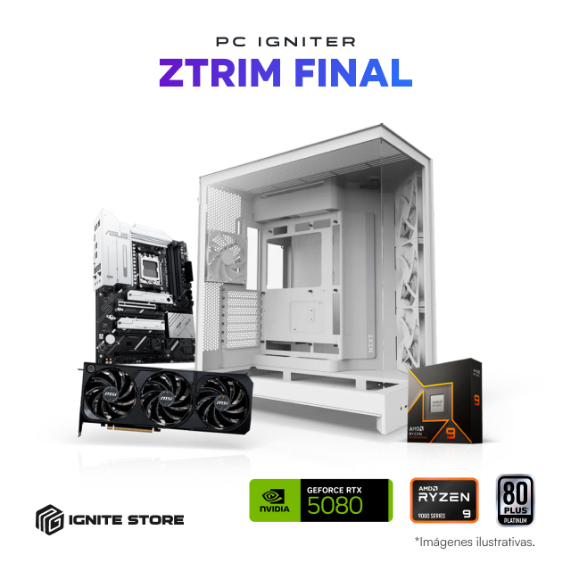 PC Igniter Ztrim Final | R9 9950X | RTX 5080 16GB | 64GB RAM | 2TB SSD