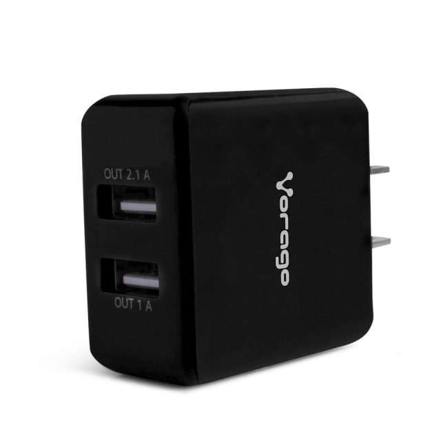 CARGADOR UNIVERSAL DE PARED 2 USB 2.0 VORAGO AU-106