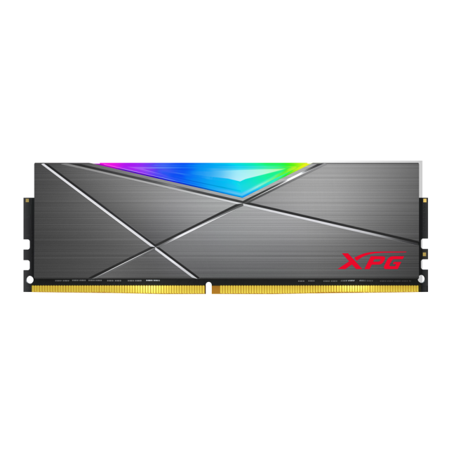 MEMORIA RAM DDR4 16GB 3200MT/s ADATA XPG SPECTRIX D50 RGB TITANIO / AX4U320016G16A-ST50