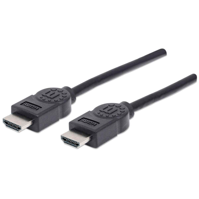 CABLE VIDEO HDMI MANHATTAN 1.3 M-M 1.8M 4K@30HZ, 3D BLINDADO 306119