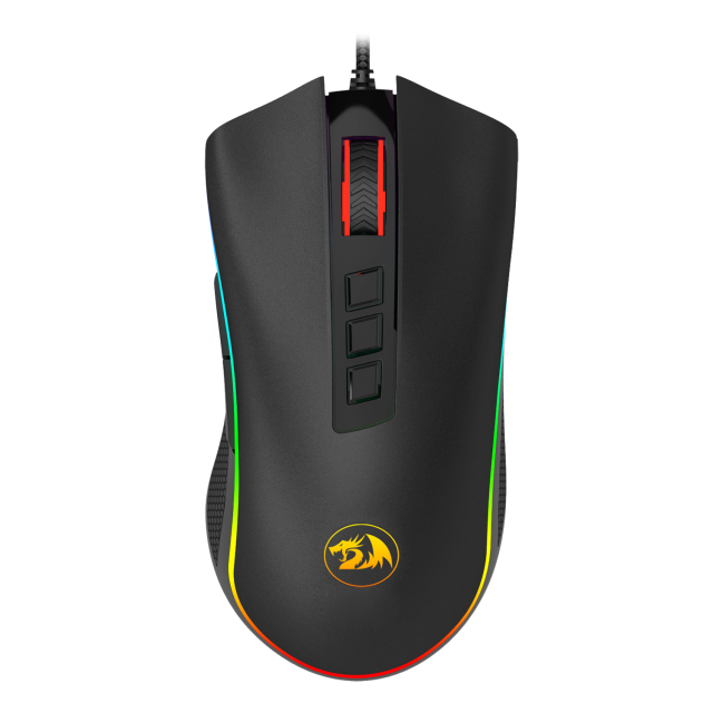 MOUSE GAMER REDRAGON COBRA FPS RGB OPTICO 8 BOTONES USB 24000DPI - M711-FPS