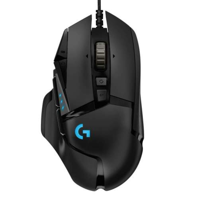 MOUSE GAMER ALAMBRICO LOGITECH G502 HERO RGB USB 16000DPI 11 BOTONES PROGRAMABLES  - 910-005550