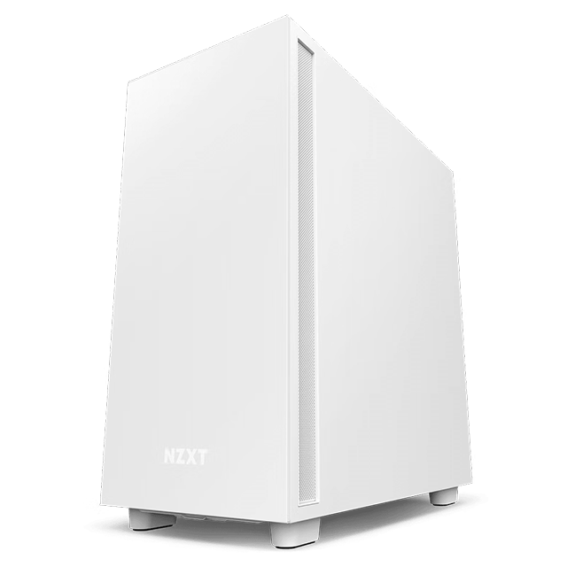 Gabinete NZXT H7 | White mate | 2 ventiladores | Cristal templado | EATX | CM-H71BW-01