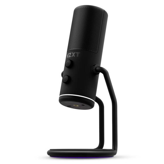 MICROFONO GAMER NZXT CAPSULE BLACK CON SOPORTE - USB-C -AP-WUMIC-B1