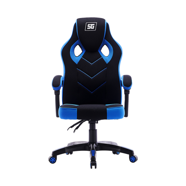 SILLA GAMER DEPORTIVA VORAGO CGC301-BL AZUL / TELA