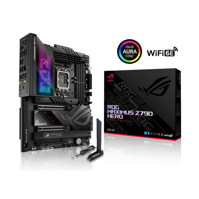 TARJETA MADRE ASUS ROG STRIX ROG MAXIMUS Z790 HERO - ATX LGA1700 DDR5 WIFI 6E BT V5.3 - ROG MAXIMUS Z790 HERO