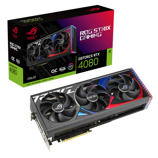 TARJETA DE VIDEO ASUS ROG STRIX RTX 4080 OC 16GB -  ROG-STRIX-RTX4080-O16G-GAMING