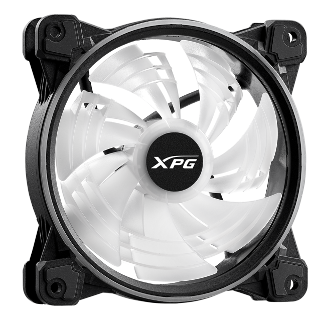 VENTILADOR ADATA XPG HURRICANE 140mm ARGB (CONEXION EN SERIE) / HURRICANE140ARGBPWM-BKCWW