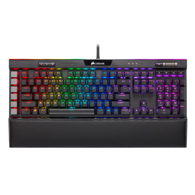 TECLADO MECANICO CORSAIR K95 RGB PLATINUM XT SWITCH MX SPEED SILVER (INGLES) / CH-9127414-NA