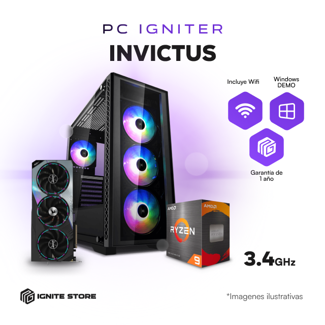 PC IGNITER INVICTUS - R9 5950X+ RTX 4090