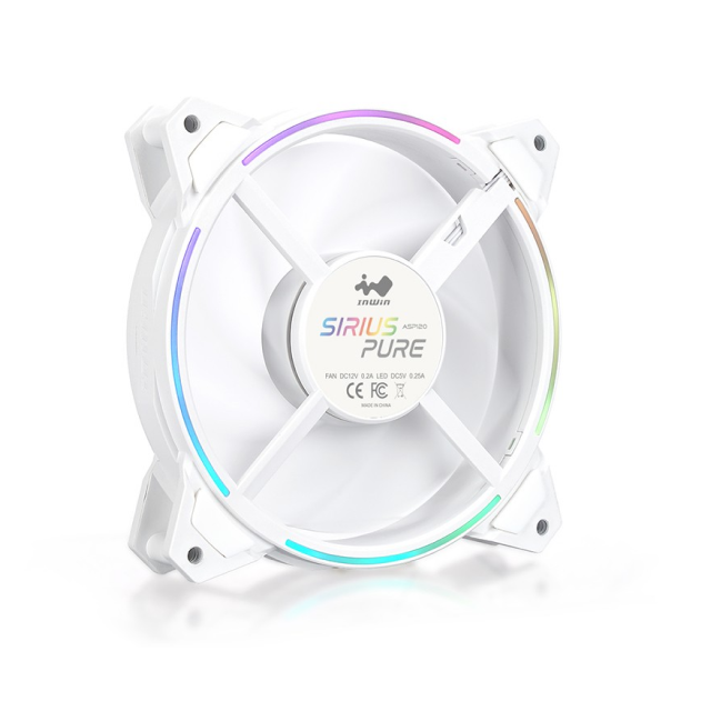 Kit de 3 Ventiladores InWin Sirius Pure ASP 120 | 120mm x 3 |  500~1800 RPM | 13-27 dBA | ASP120