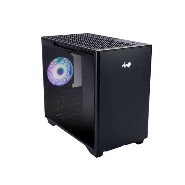 Gabinete InWin A3 | Micro-ATX /  Mini-ITX | Vidrio templado | USB 3.0 | 1 Ventilador Preinstalado | Color Negro | A3 BK 