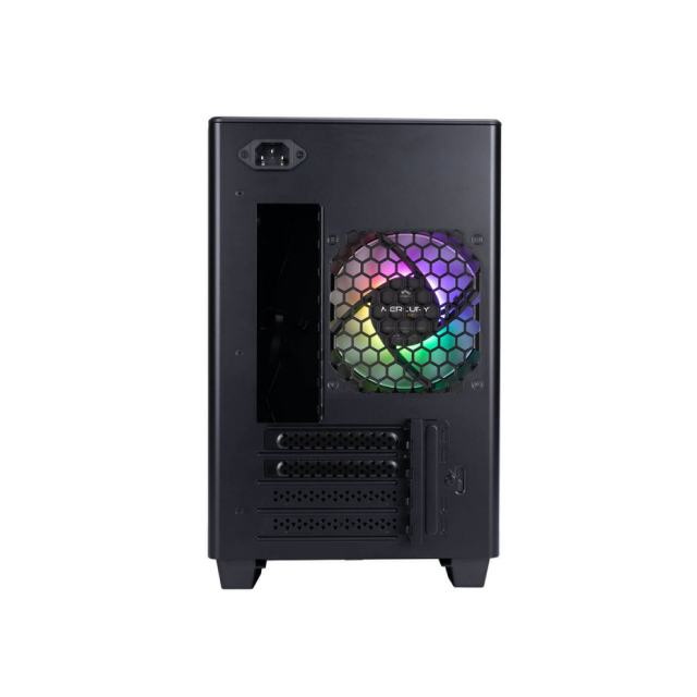 Gabinete InWin A3 | Micro-ATX /  Mini-ITX | Vidrio templado | USB 3.0 | 1 Ventilador Preinstalado | Color Negro | A3 BK 