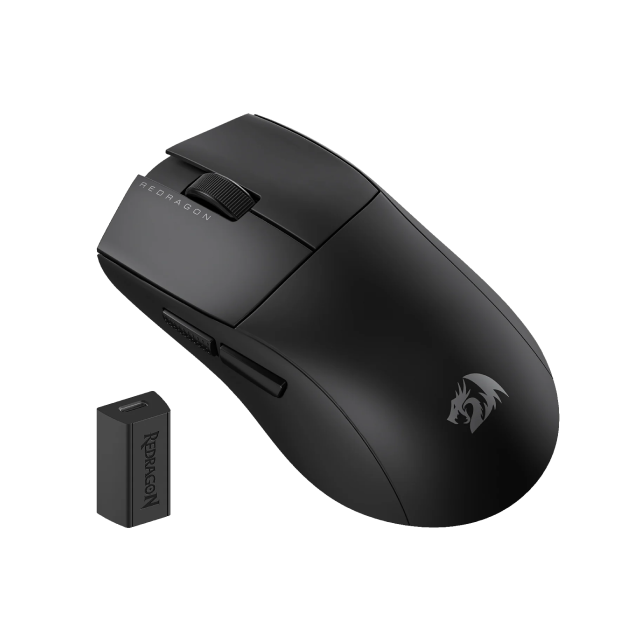 Mouse Inalámbrico Redragon K1NG 4K PRO | 4K Hz | 26000 DPI | 5 botones programables | Sensort Pixart 3395 | 49g | M916-PRO-4K