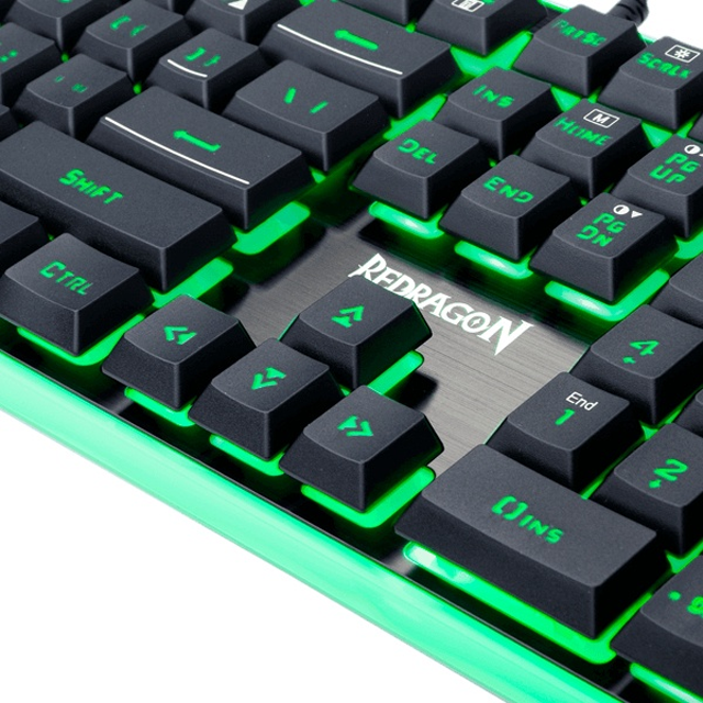 Teclado Gamer Redragon Dyaus 2 - Botones Multimedia - Membrana - Alámbrico - Español - LED Multicolor - K509RGB-SP