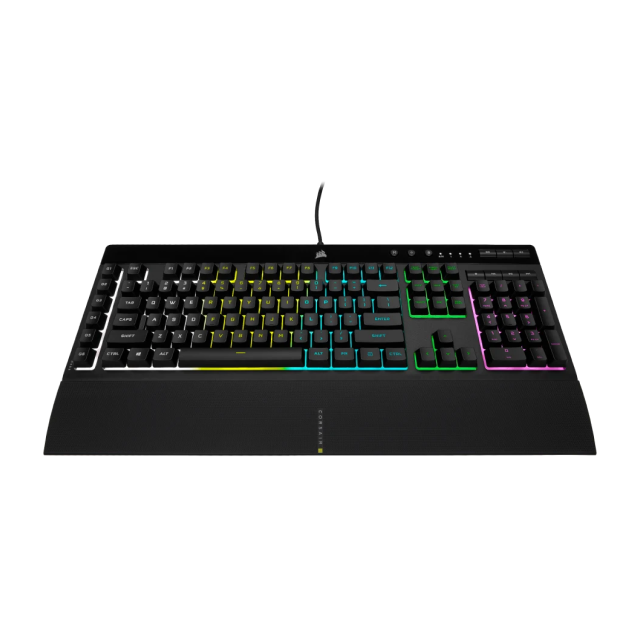 Teclado Alámbrico Corsair K55 RGB PRO | Membrana | USB 2.0 | Teclas Multimedia | 6 Teclas Macro | Español | CH-9226765-SP