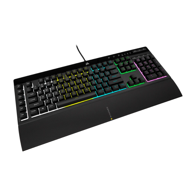 Teclado Alámbrico Corsair K55 RGB PRO | Membrana | USB 2.0 | Teclas Multimedia | 6 Teclas Macro | Español | CH-9226765-SP