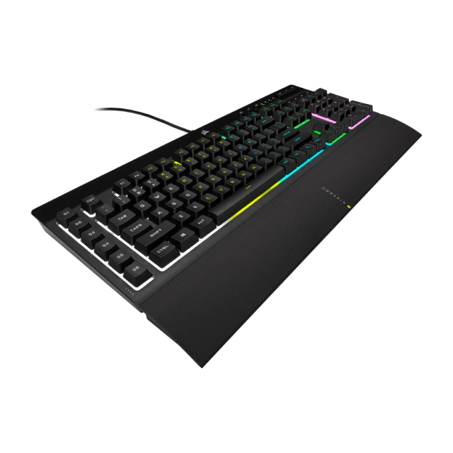 Teclado Alámbrico Corsair K55 RGB PRO | Membrana | USB 2.0 | Teclas Multimedia | 6 Teclas Macro | Español | CH-9226765-SP