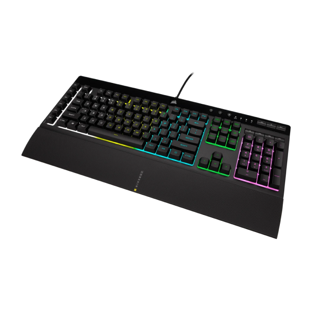 Teclado Alámbrico Corsair K55 RGB PRO | Membrana | USB 2.0 | Teclas Multimedia | 6 Teclas Macro | Español | CH-9226765-SP