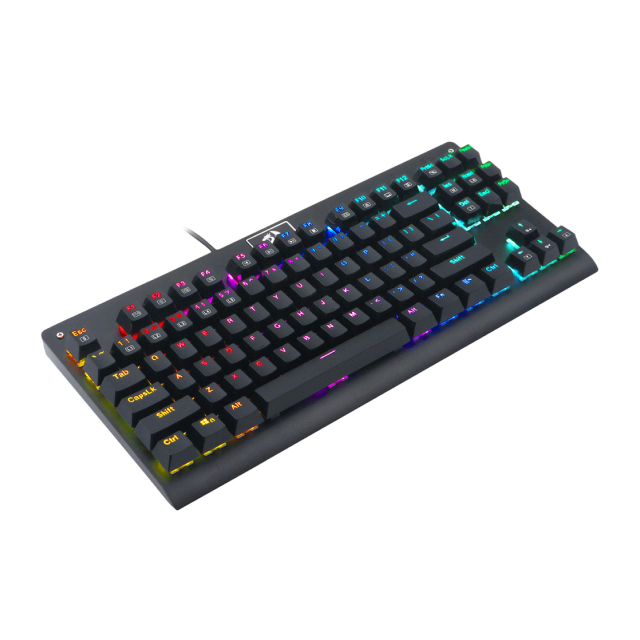  Teclado Gamer Alámbrico Mecánico Redragon Dark Avenger K568 | TKL | Switch Rojo | Español | Hotswap | K568RGB-SP