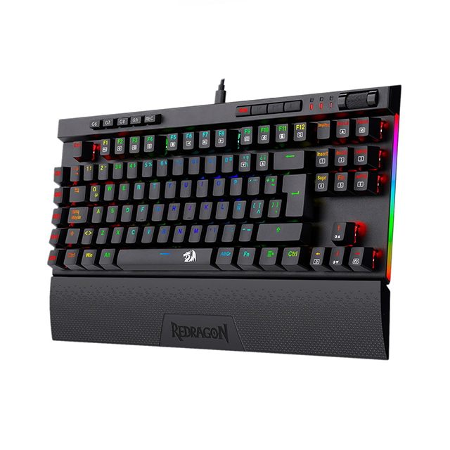 TECLADO ALAMBRICO MECANICO REDRAGON MAGIC-WAND PRO TKL RGB SWITCH ROJO (ESPAÑOL) / K587RGB-PRO-SP-RED