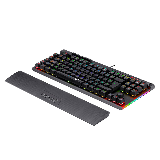 TECLADO ALAMBRICO MECANICO REDRAGON MAGIC-WAND PRO TKL RGB SWITCH ROJO (ESPAÑOL) / K587RGB-PRO-SP-RED