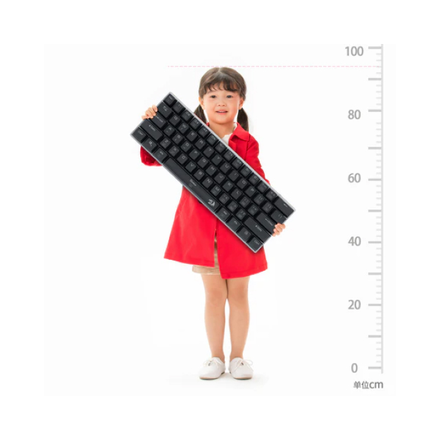 Teclado Mecánico Gigante Redragon K605 Alien | Outemu Blue Switch | 60% | Alámbrico | RGB | K605
