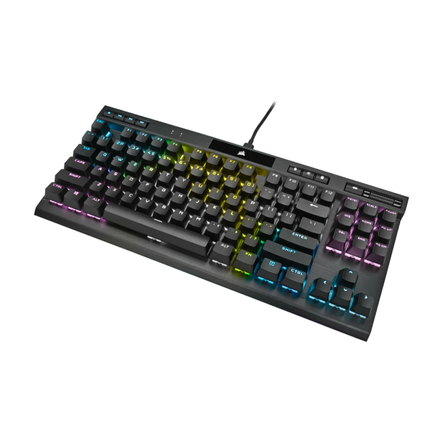 Teclado mecánico alámbrico Corsair K70 TKL | Switch Speed | Negro | Inglés | CH-9119014-NA