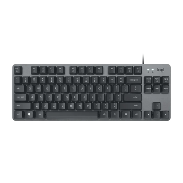 Teclado Alámbrico Mecánico Logitech K835 | TKL | Switch Blue | Español | Color Gris | 920-010085