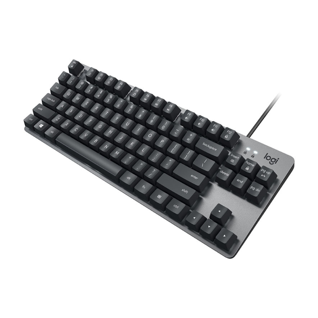 Teclado Alámbrico Mecánico Logitech K835 | TKL | Switch Blue | Español | Color Gris | 920-010085