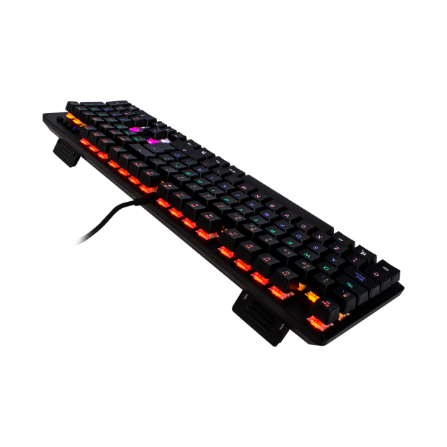 Teclado Alámbrico Mecánico GameFactor KBG400 | Full Size / 104 Teclas | Switch Red | Español | KBG-400-RD