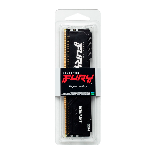 MEMORIA RAM DDR4 16GB 3200MT/s KINGSTON FURY BEAST | KF432C16BB/16