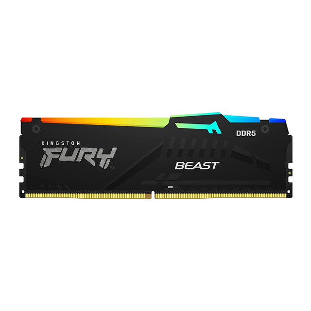 Kit de Memoria RAM DDR5 | 64Gb (2 x 32GB) | 5200Mhz | CL40 | Kingston Fury Beast | KF552C40BBAK2-64