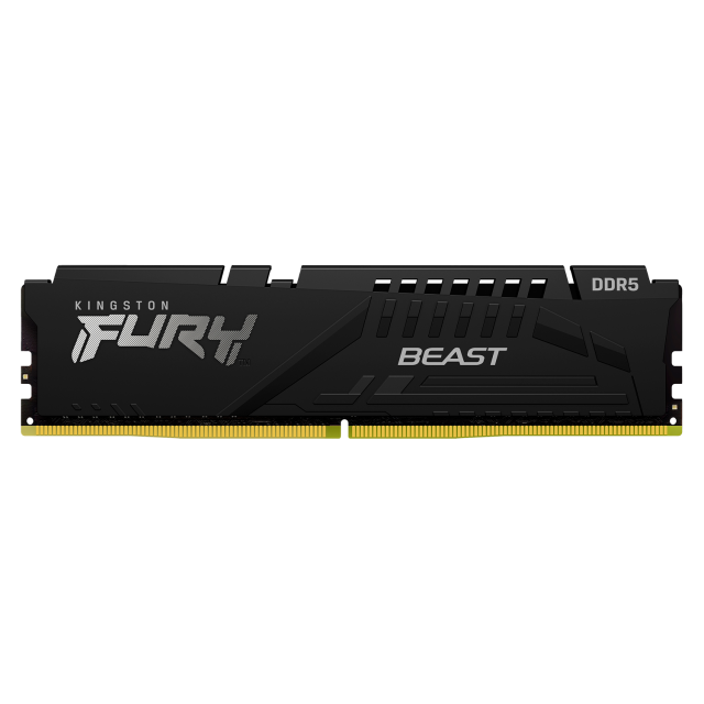 MEMORIA RAM DDR5 16GB 6000MT/s INTEL XMP CL40 KINGSTON FURY BEAST NEGRO / KF560C40BB-16