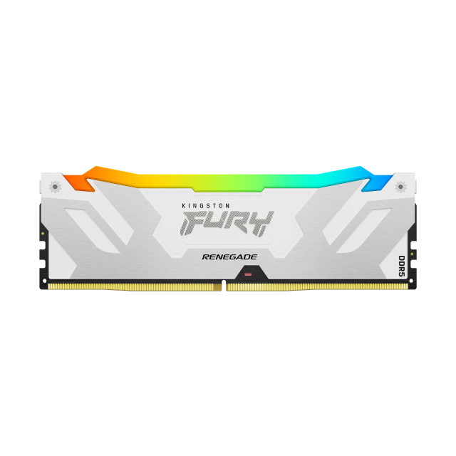 Memoria RAM DDR5 16 GB 6800 MT/s | Kingston FURY Renegade White RGB | CL36 | Non-ECC | XMP 3.0 | KF568C36RWA-16