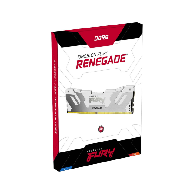 Memoria RAM DDR5 | 16GB | 6000MT/s | Intel | XMP | CL32 | Kingston FURY Renegade Blanco | KF560C32RW-16