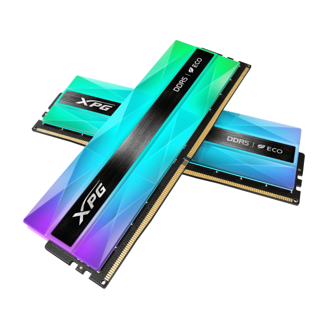Kit de Memoria RAM ADATA XPG LANCER NEON RGB DDR5 | 32GB (2 x 16GB) | DDR5 | On-Die ECC | 7200 MT/s | CL34 | XMP / EXPO | 60% RGB | Negro | AX5U7200C3416G-DCLANRSG