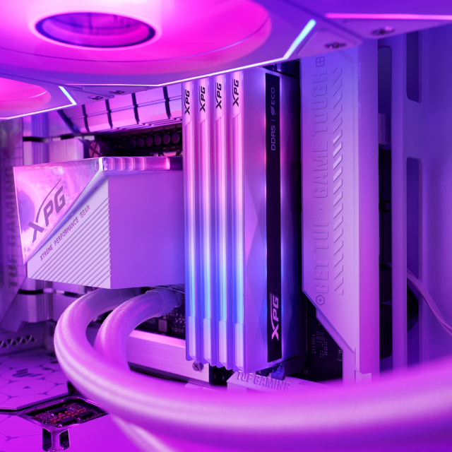 Kit de Memoria RAM ADATA XPG LANCER NEON RGB DDR5 | 32GB (2 x 16GB) | DDR5 | On-Die ECC | 7200 MT/s | CL34 | XMP / EXPO | 60% RGB | Negro | AX5U7200C3416G-DCLANRSG