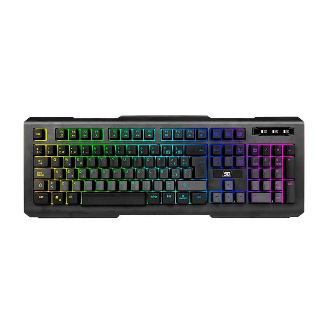 KIT DE PERIFERICOS GAMER VORAGO START THE GAME KMH501 RGB - KMH-501