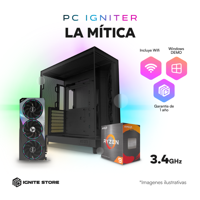 PC IGNITER LA MÍTICA - R9 5950X + 4080 SUPER