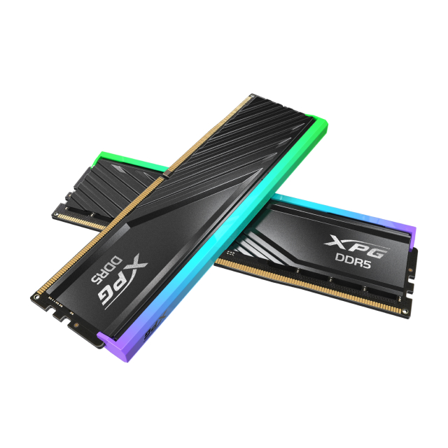 Kit de Memoria RAM ADATA XPG LANCER BLADE RGB DDR5 | 48GB (2 x 24GB) | DDR5 | On-Die ECC | 6000 MT/s | CL30 | XMP / EXPO | RGB | Negro | AX5U6000C3024G-DTLABRBK
