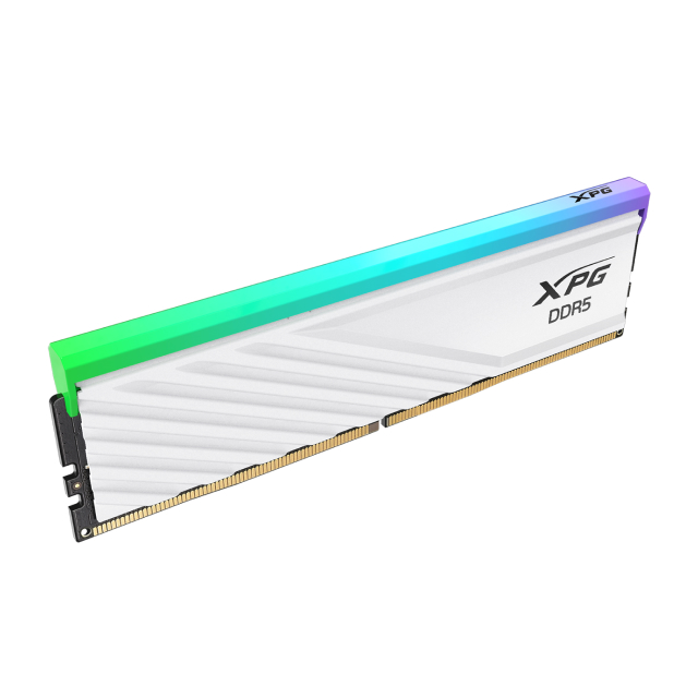 Kit de Memoria RAM ADATA XPG LANCER BLADE RGB DDR5 | 48GB (2 x 24GB) | DDR5 | On-Die ECC | 6000 MT/s | CL30 | XMP / EXPO | Blanco | AX5U6000C3024G-DTLABRWH